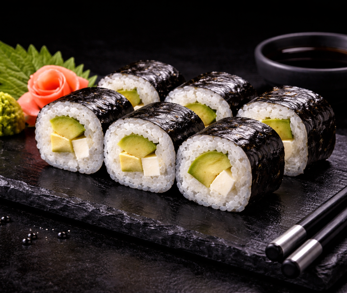 Cheese avocado Maki